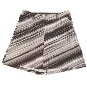 NIKE Golf Tour Performance Skirt with Shorts Gray & Purple Print Size 6 EUC